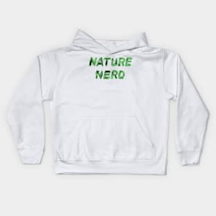 Nature Nerd - Green Kids Hoodie